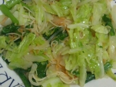 野菜たっぷり  そうめん炒め